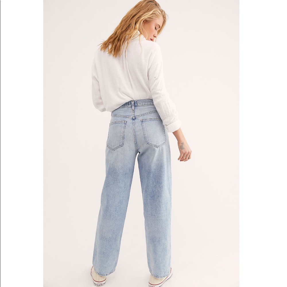 NWT! ✨ AGOLDE Criss Cross Ultra High Rise Straight - Picture 2 of 6